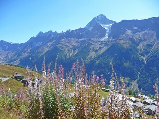 The Bietschhorn from Lauchernalp
