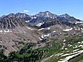 Snowmass Mtn and Hagerman Peak from Avalanche Pass