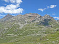 The Schwarzhorn, the Raduner Rothorn and Piz Radont