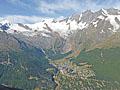 Great views of the Saas Fee Valley
