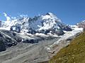 View of the head of the Zmutt Valley on the climb to Schonbielhutte