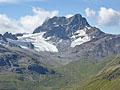 Close-up of Piz Kesch from Sertig Pass