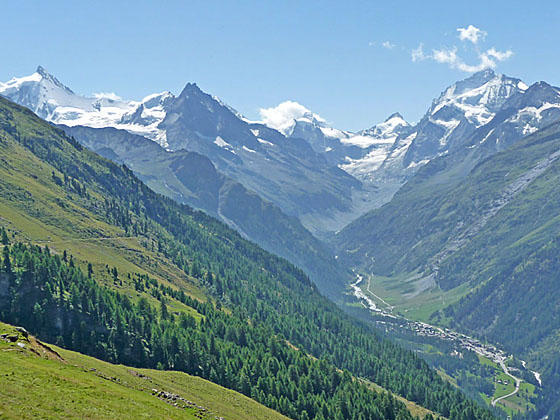 Looking toward the Zinal Valley 