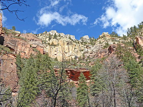 Beautiful canyon walls