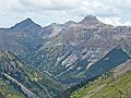 Peaks towering above Yankee Boy Basin