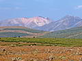 Redcloud Peak and the peaks to the east