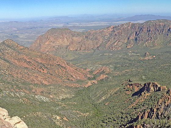 View of the Basin from the summit