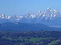 Close-up of the Tetons from Breccia Peak